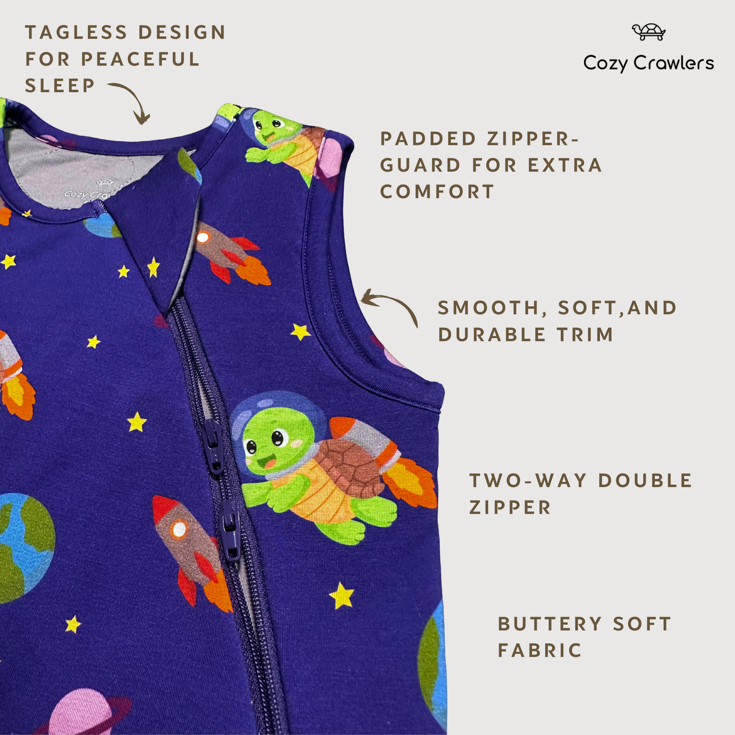 Taylor's Cosmic Print- Sleep Sack TOG 1.0
