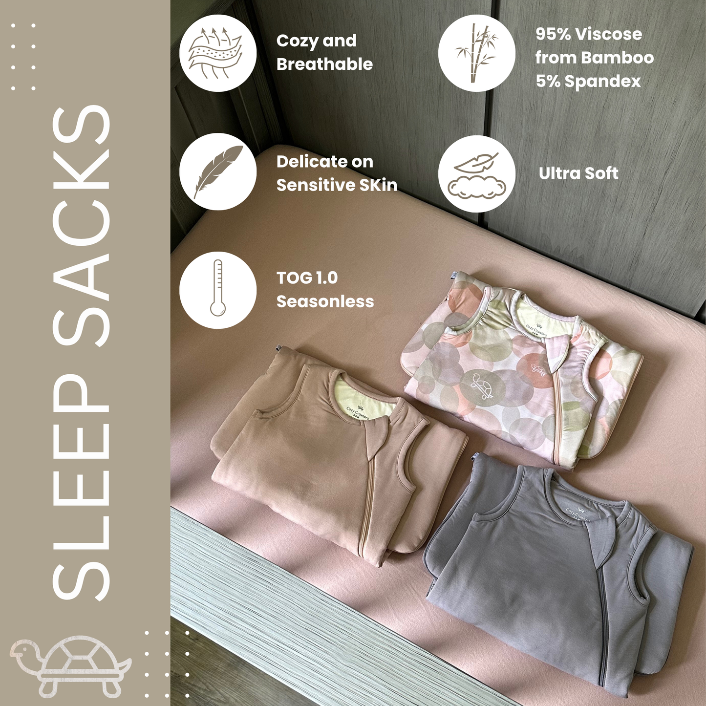 Dream Bubbles Print- Sleep Sack TOG 1.0