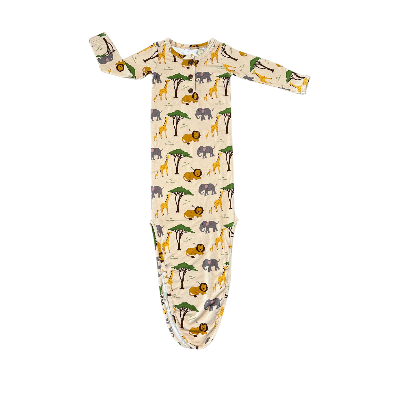Safari Print- Infant Gown