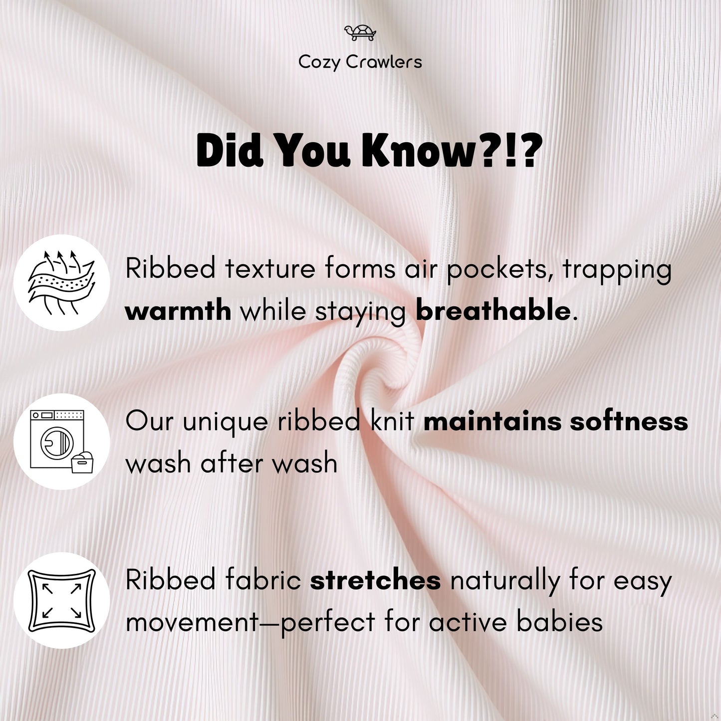 Dream Bubbles Ribbed Romper