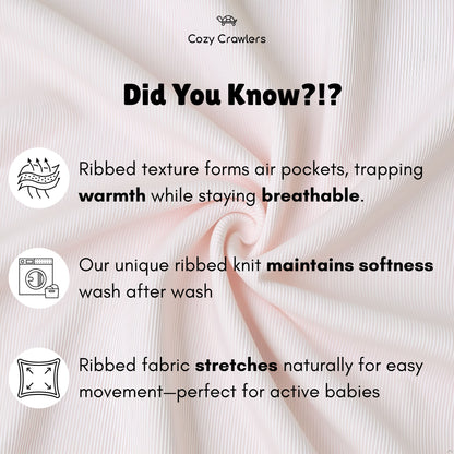 Dream Bubbles Ribbed Romper