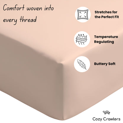 Canyon Dusk Fitted Crib Sheet