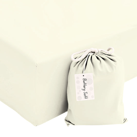 Buttercream Fitted Crib Sheet