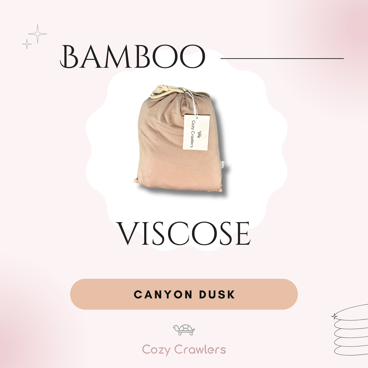 Canyon Dusk Sheets- ZzZ Fitted Crib Sheet
