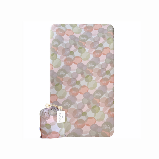 Dream Bubbles Print- ZzZ Fitted Crib Sheet