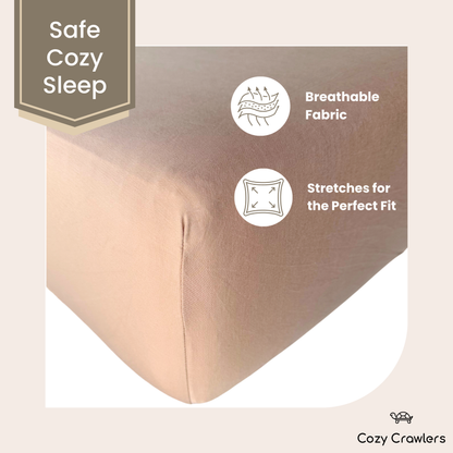 Canyon Dusk Sheets- ZzZ Fitted Crib Sheet