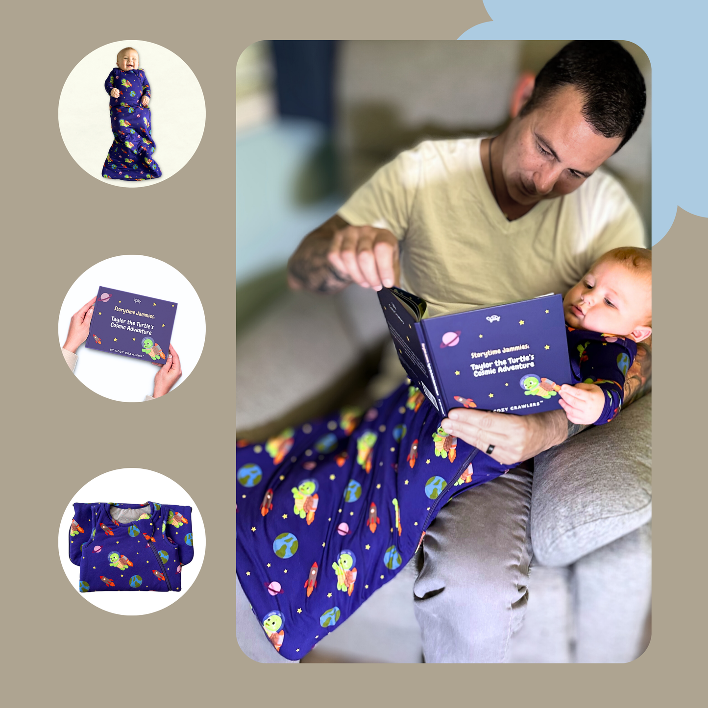 Taylor's Cosmic Print- Sleep Sack TOG 1.0