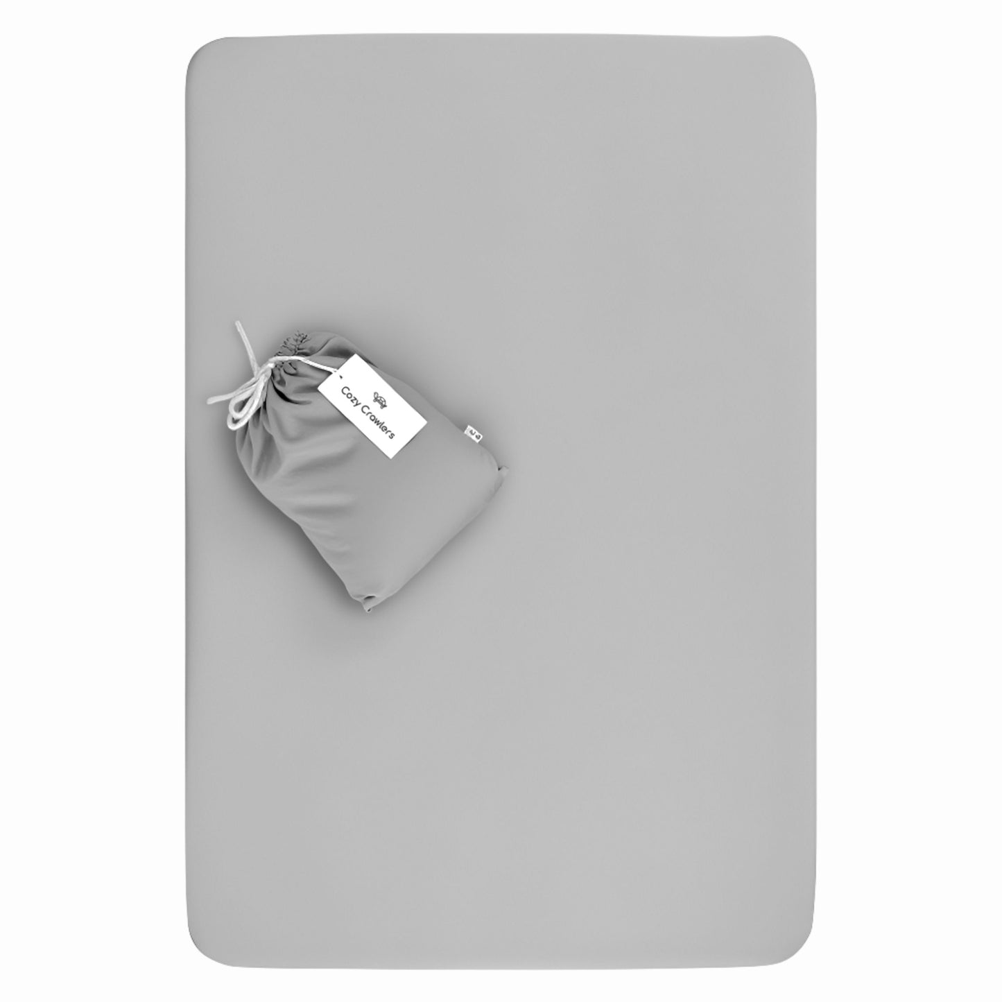 Storm Cloud Fitted Crib Sheet