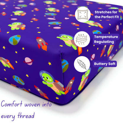 Cosmic Fitted Crib Sheet