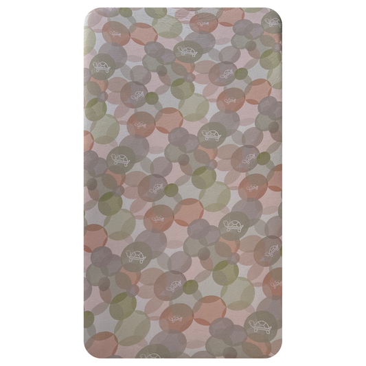 Dream Bubbles Print- ZzZ Fitted Crib Sheet