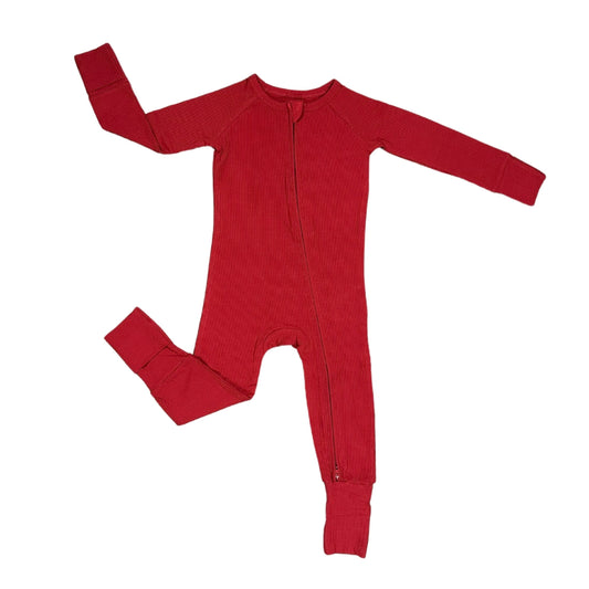 Cranberry Ribbed QuickZip