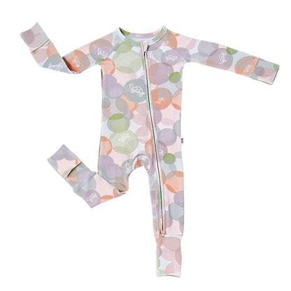 Dream Bubbles Ribbed Romper