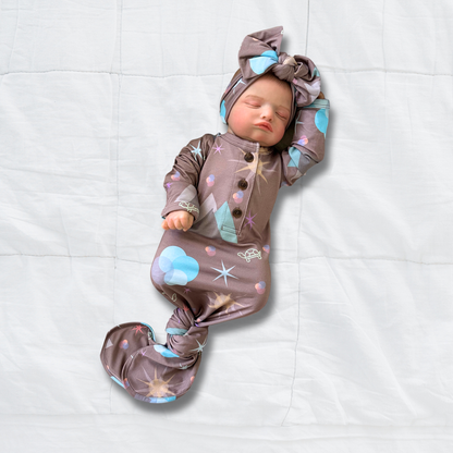 Mountain Dream Print- Infant Gown