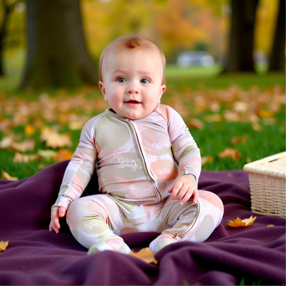 Dream Bubbles Ribbed Romper