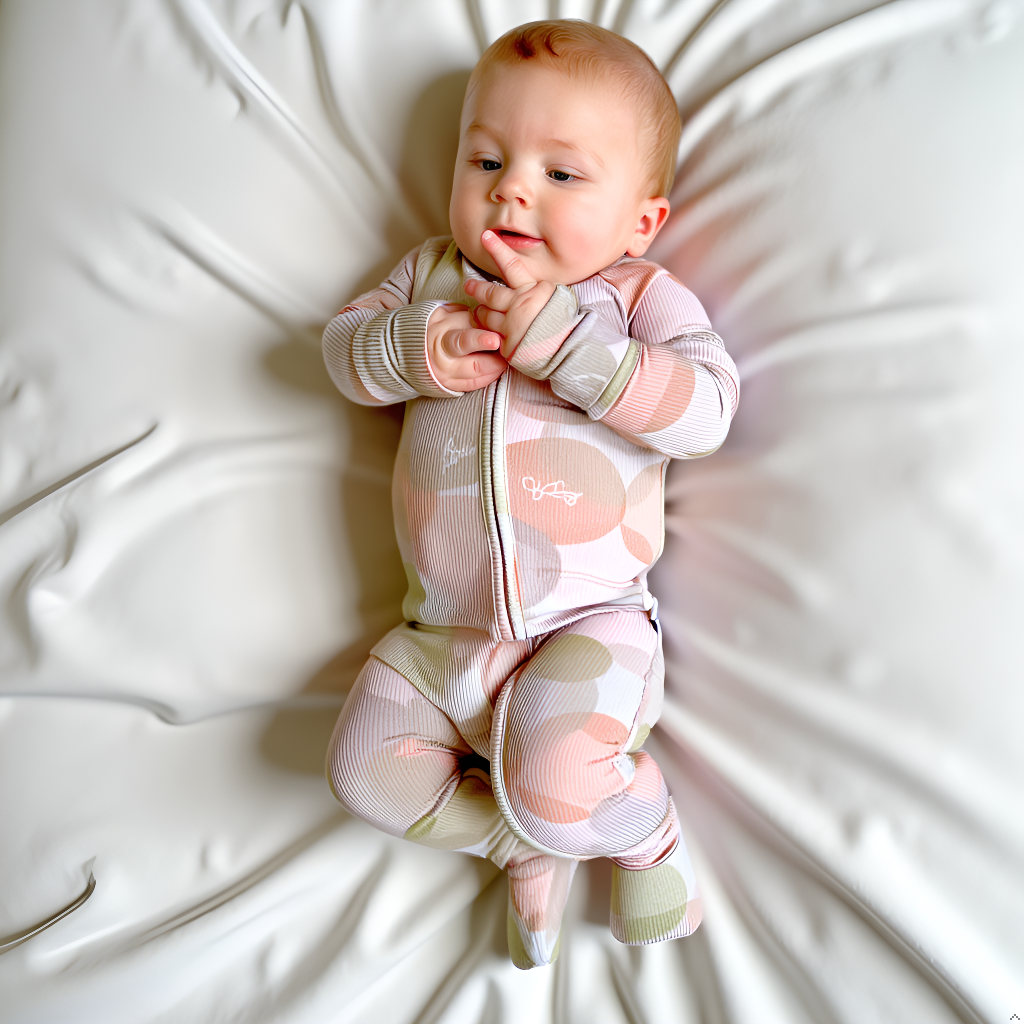 Dream Bubbles Ribbed Romper